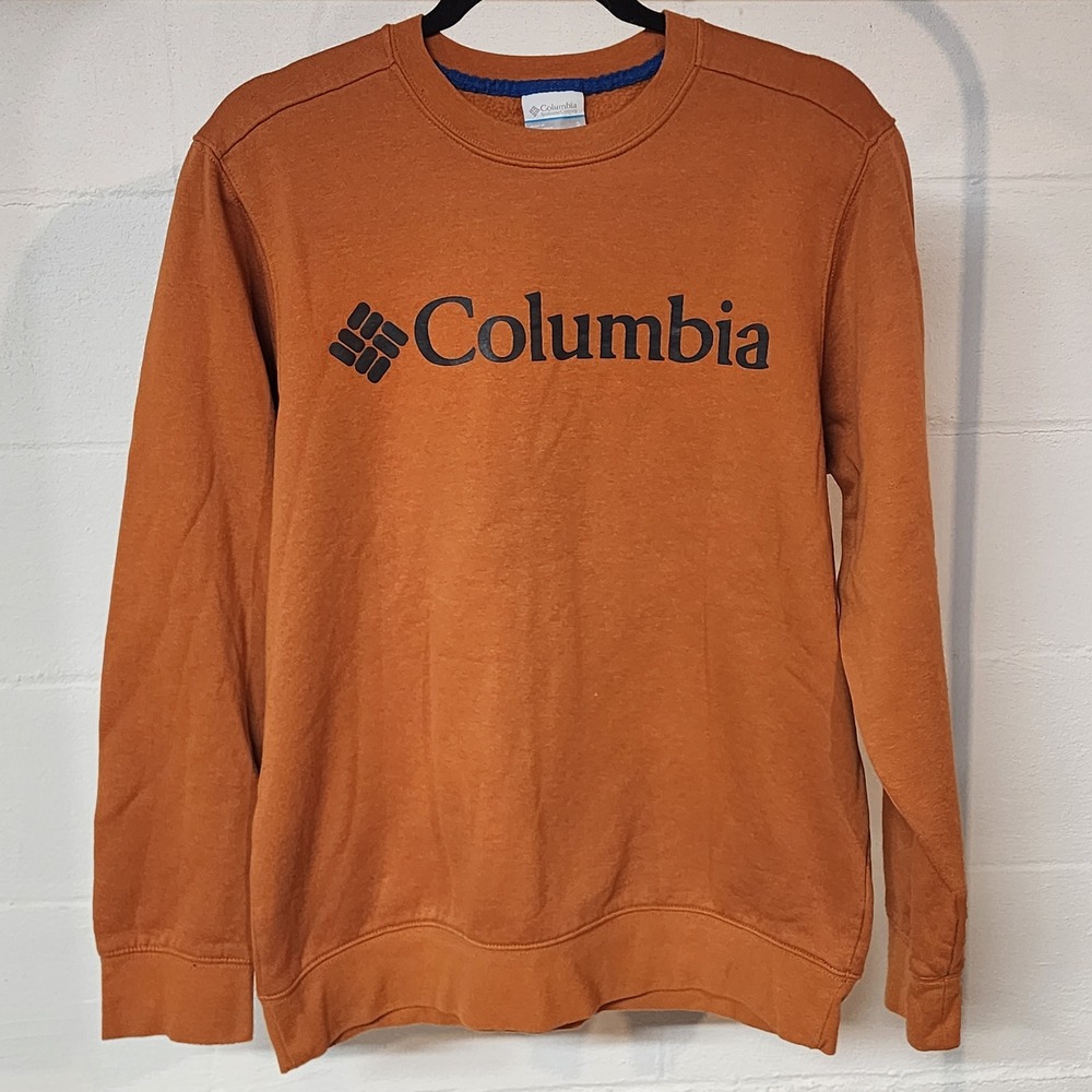 Columbia Sportswear‎ Company Trek Logo Crew Sweatshirt Logo Copper Small Fall